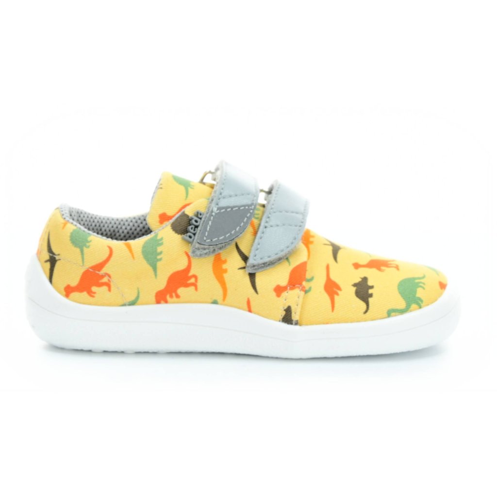 Beda Dinosaurier Canvas Barfußsneakers (BF 0001/TEX/W)