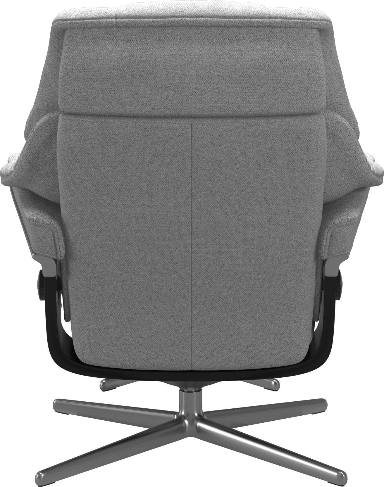 Stressless® Relaxsessel Reno, mit Cross Base, Größe S, M & L, Holzakzent Schwarz