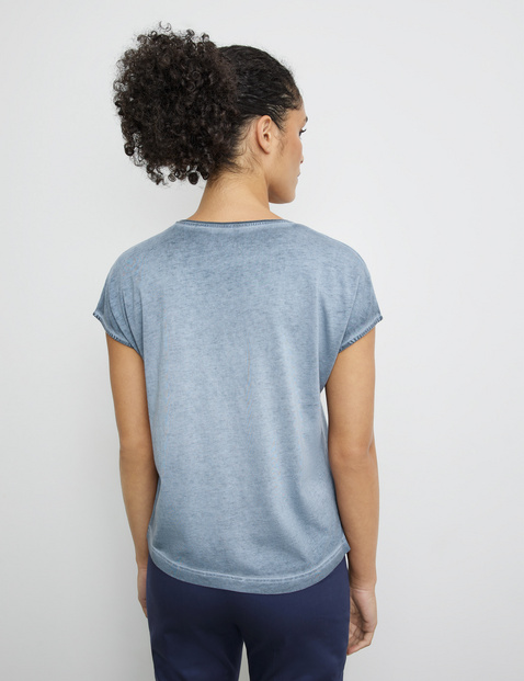 Kurzarmshirt mit Wording-Print