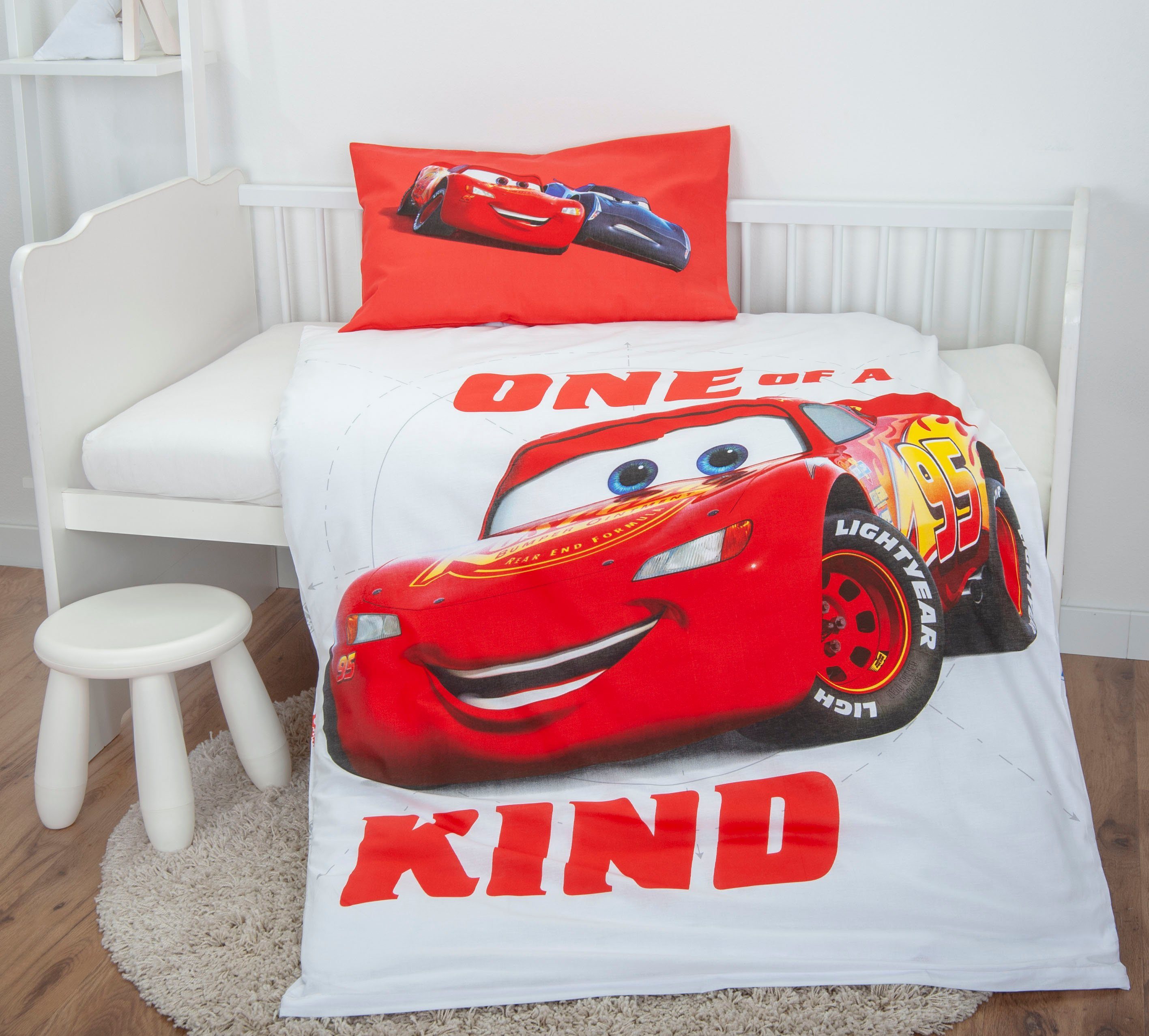 Babybettwäsche ´s Cars, , Renforcé, mit liebevollem Motiv