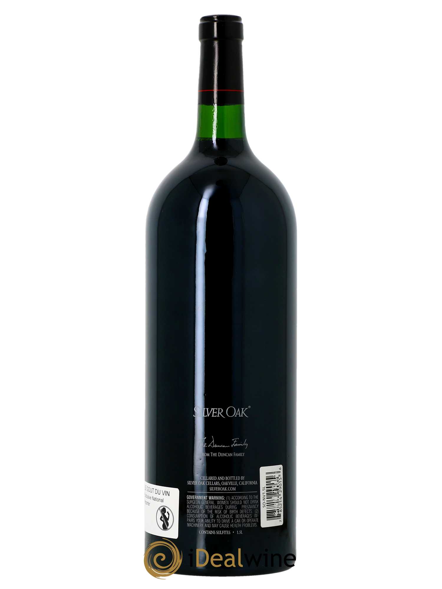 Napa Valley Silver Oak Cabernet Sauvignon Silver Oak  2017 - Lot de 1 Magnum