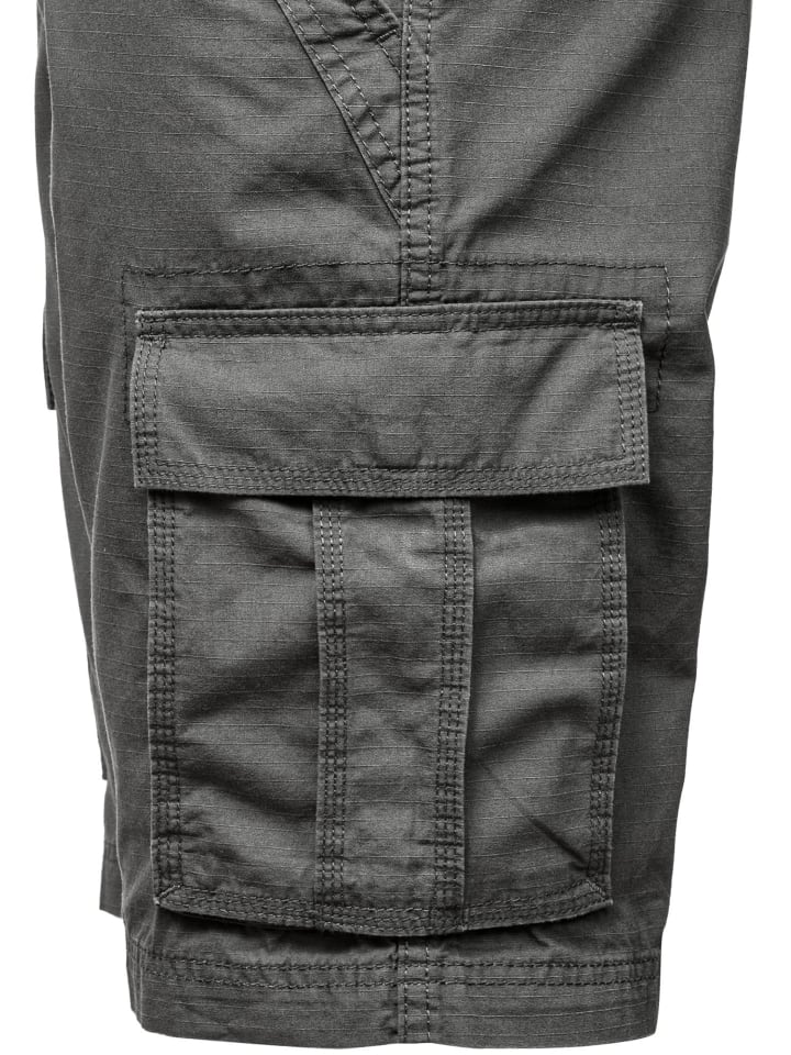 Amaci&Sons Chinoshort inkl. Gürtel MIDFIELD in Dunkelgrau günstig kaufen