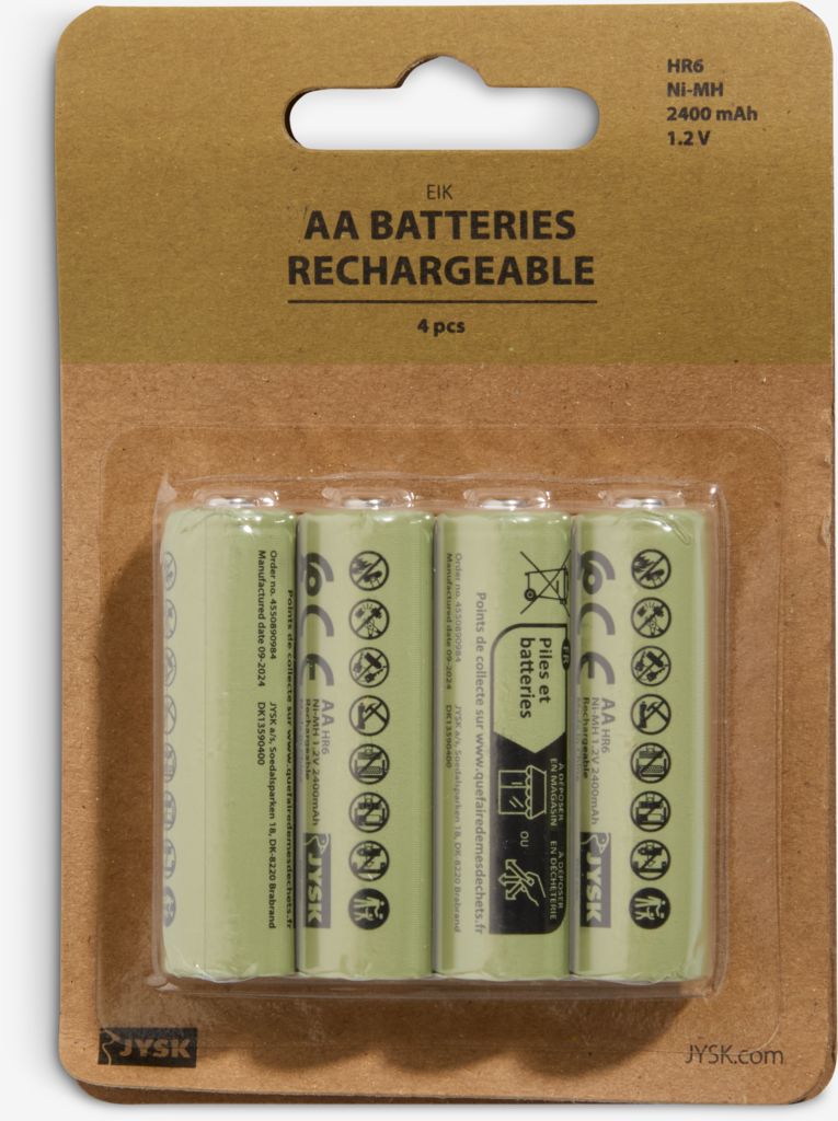 EIK AA batteries 4 pcs/pack