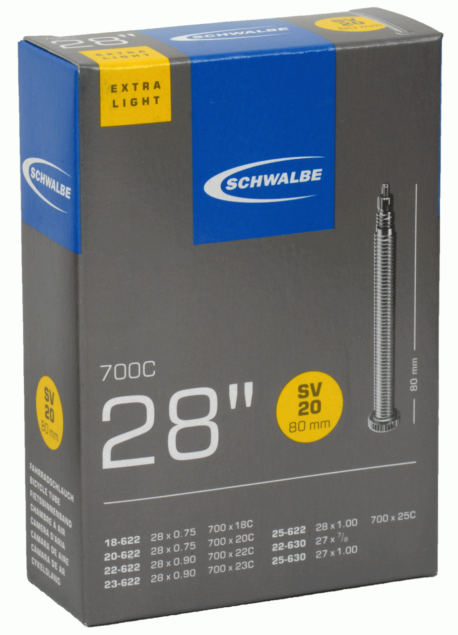Schwalbe Schlauch SV 20 light XX-lang