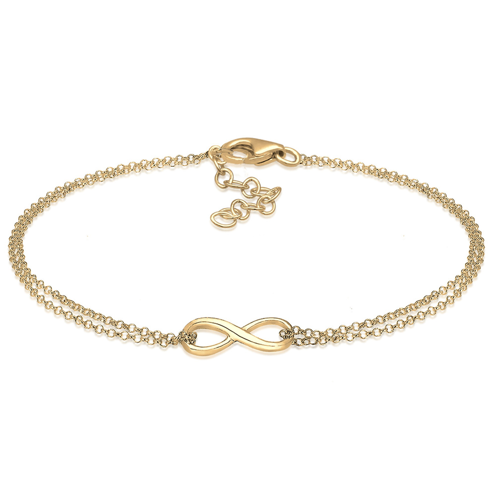 Elli Elli Bracelet Femmes Infinité Tendance Symbole en Argent Sterling 925 Bracelet