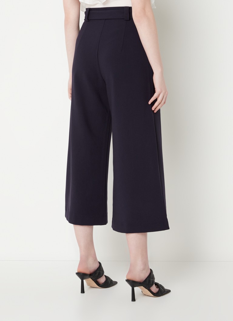 Slip French Connection a vita alta e vestibilità ampia con cintura da annodare