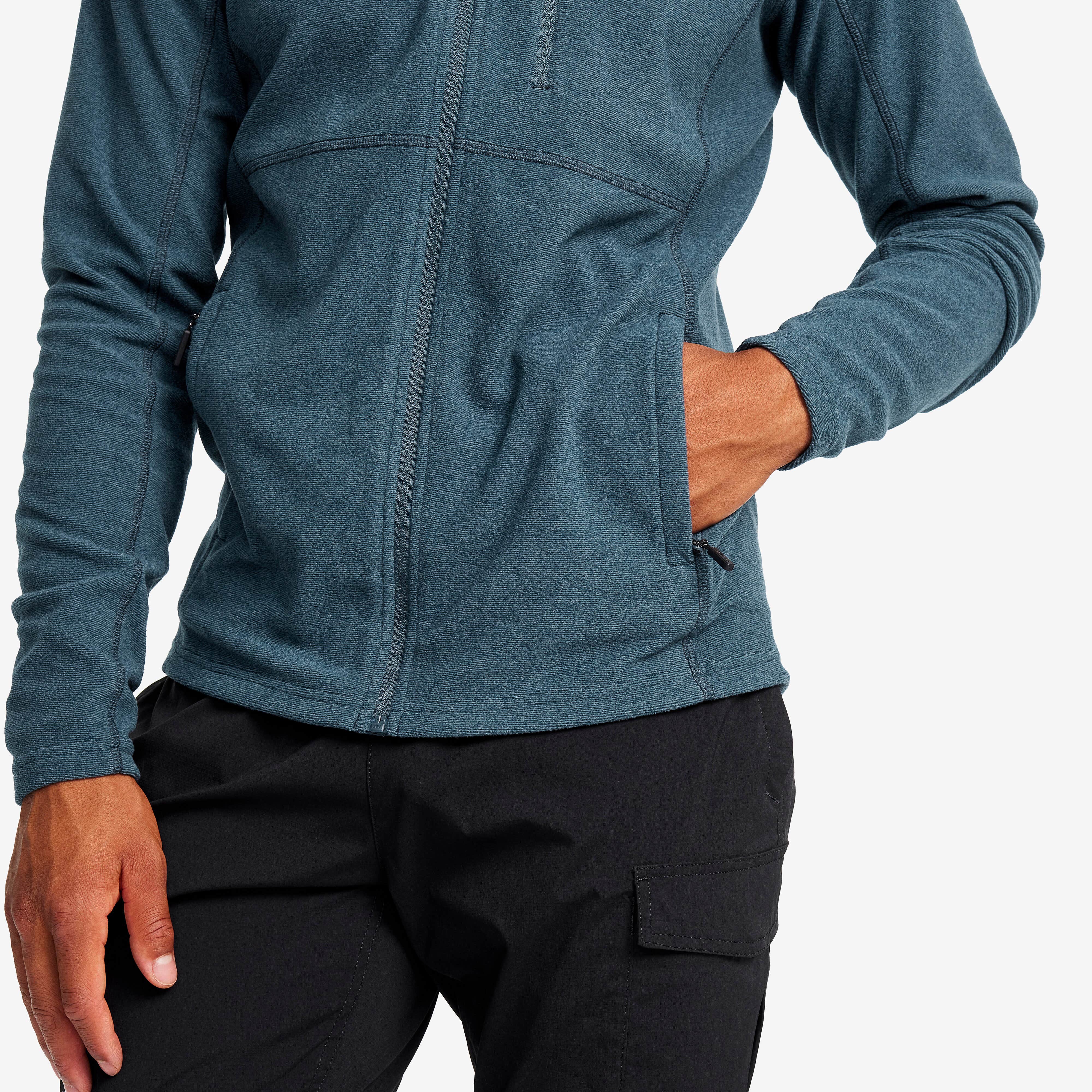 Essential Full-zip Fleece Homme Moonlit Ocean