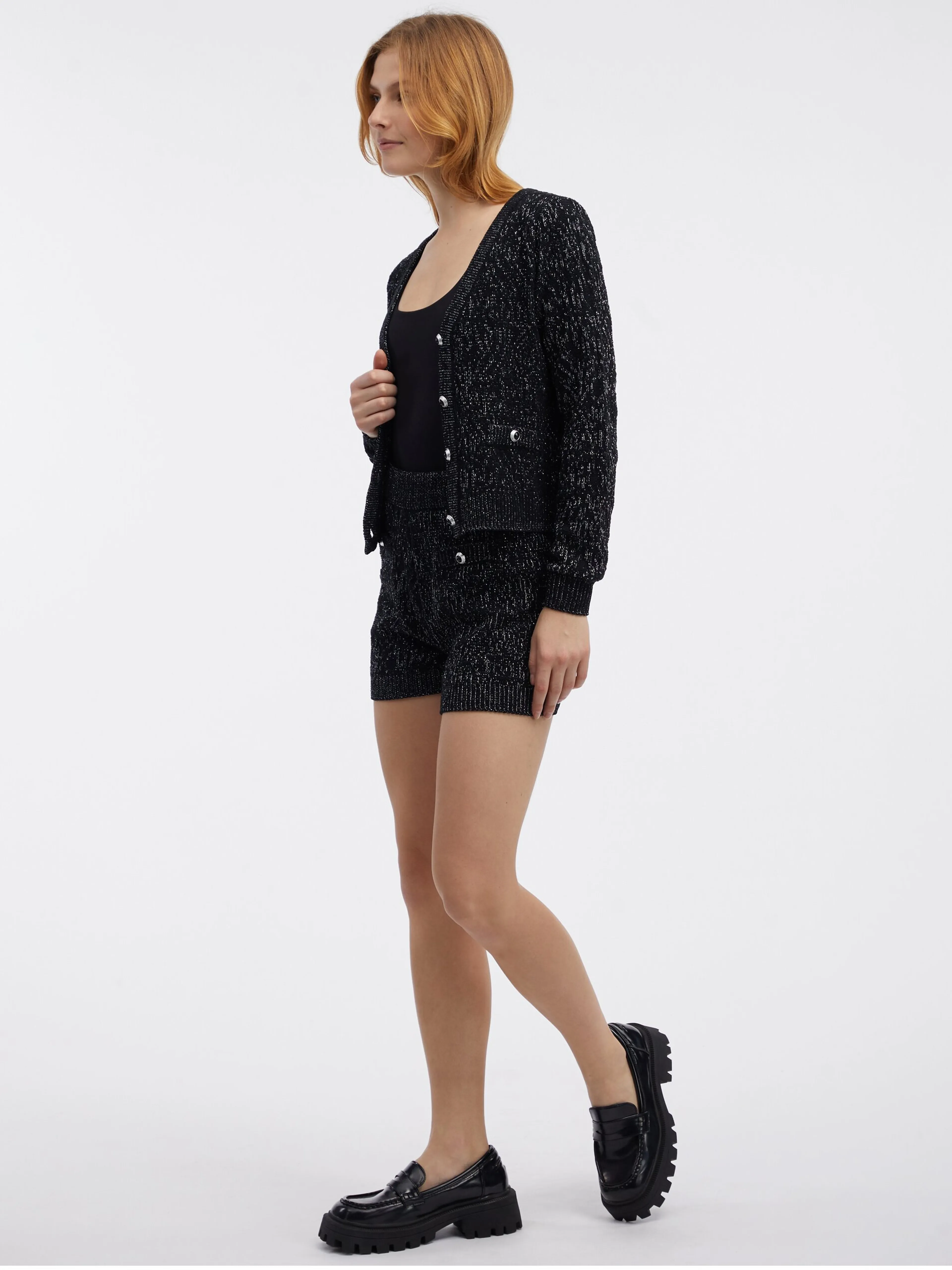 Schwarze Damen Strickjacke ORSAY