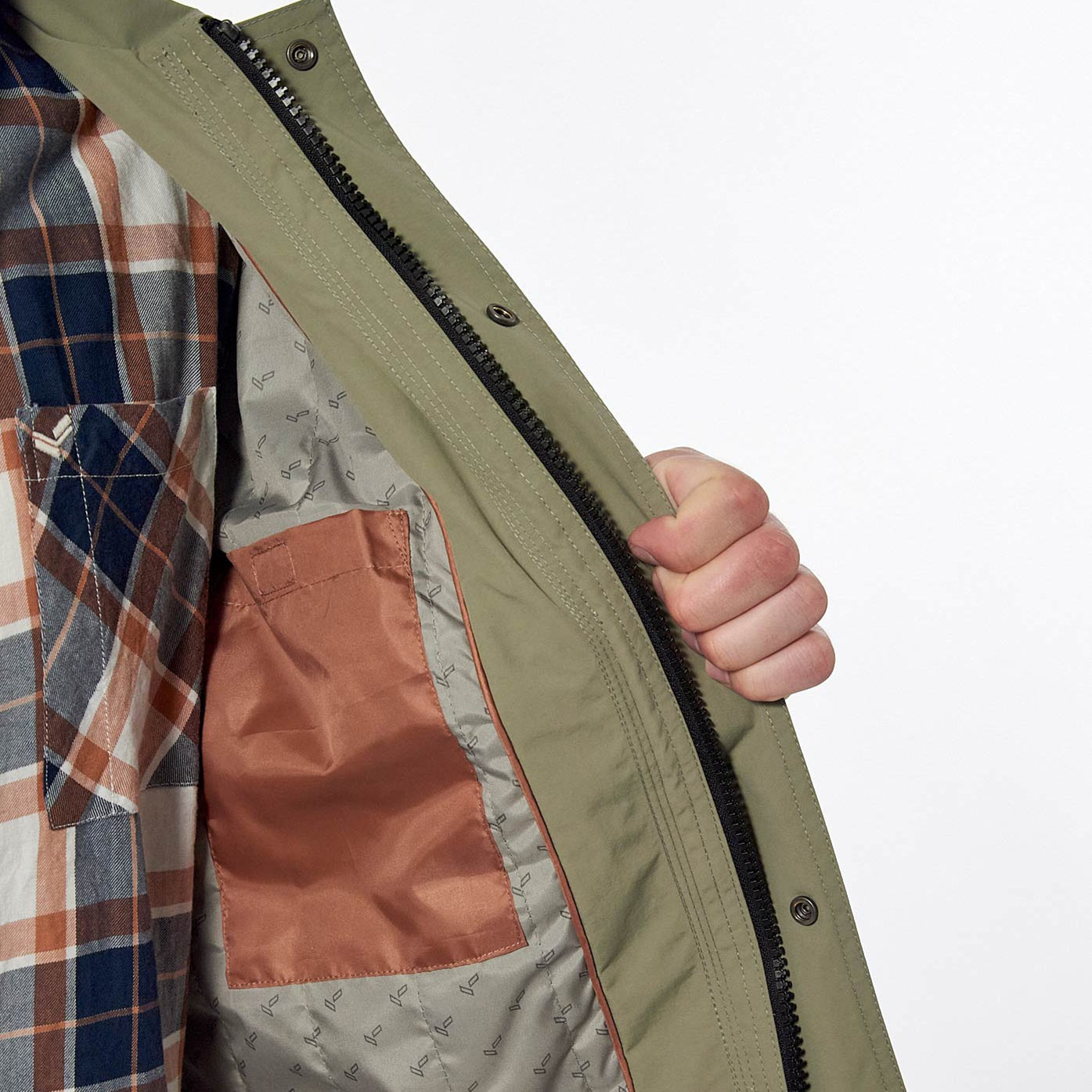 NAPPA  Veste fine kaki Homme