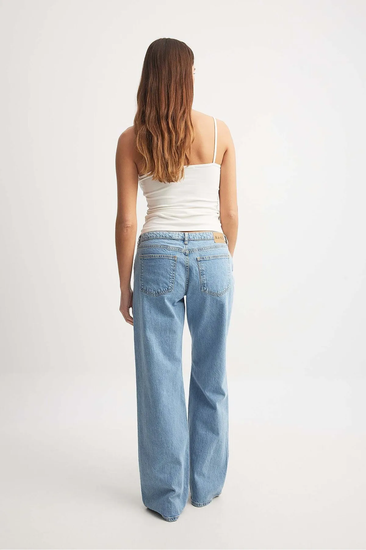 NA-KD  Jeans - Blau - Wide Leg