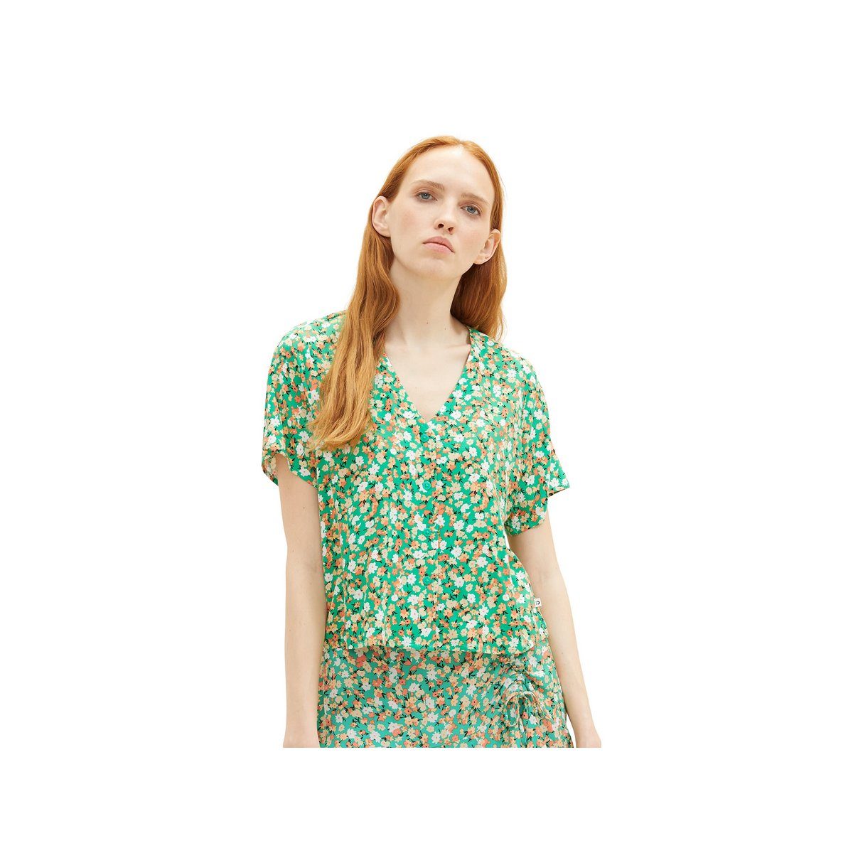 TOM TAILOR Blusenshirt grün (1-tlg)