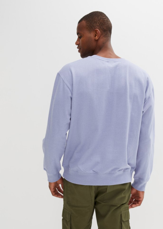 Sweatshirt mit recyceltem Polyester, Loose Fit