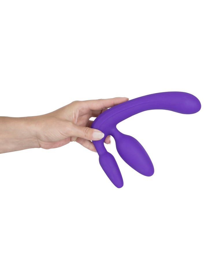You2Toys Dildo Strapless Strap-On Triple Teaser in lila günstig kaufen 20 cm