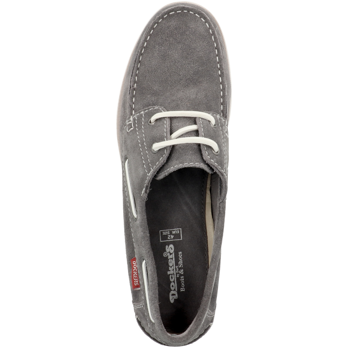 Dockers by Gerli 52BF001 Schnürschuhe grau