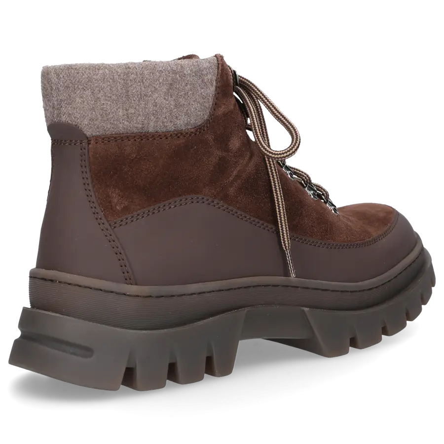 Henderson - Schnürboots 83504 Veloursleder - braun