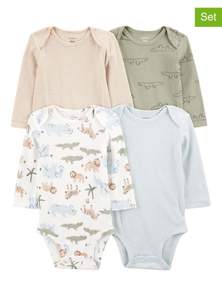carter's 4er-Set: Bodys in Bunt günstig kaufen