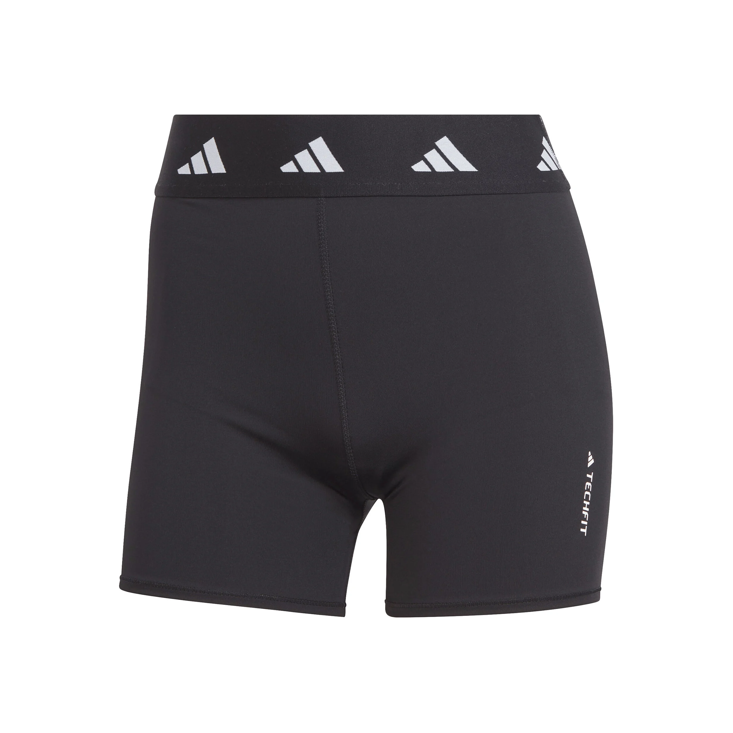 Tech-Fit Short Tight Damen - Schwarz, Weiß