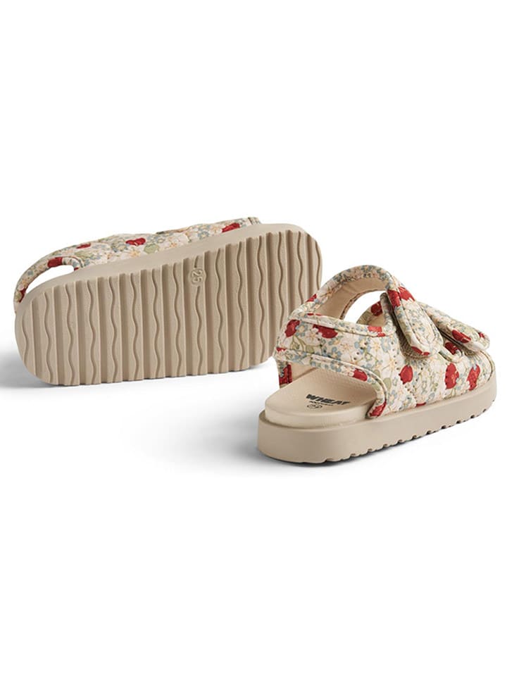 Wheat Sandalen in Creme/ Rot günstig kaufen