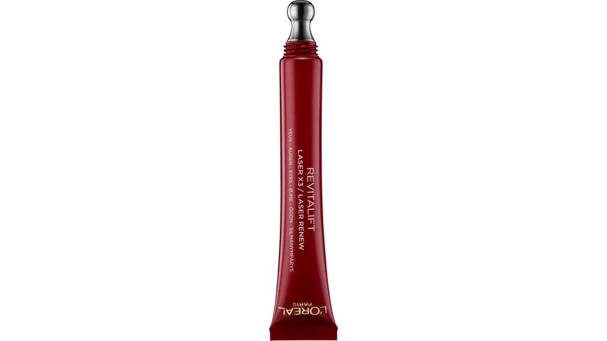 L'Oréal Paris Revitalift Laser X3 Augencreme - Straffende Wirkung für gemilderte Falten und intensive Feuchtigkeit 15 ml