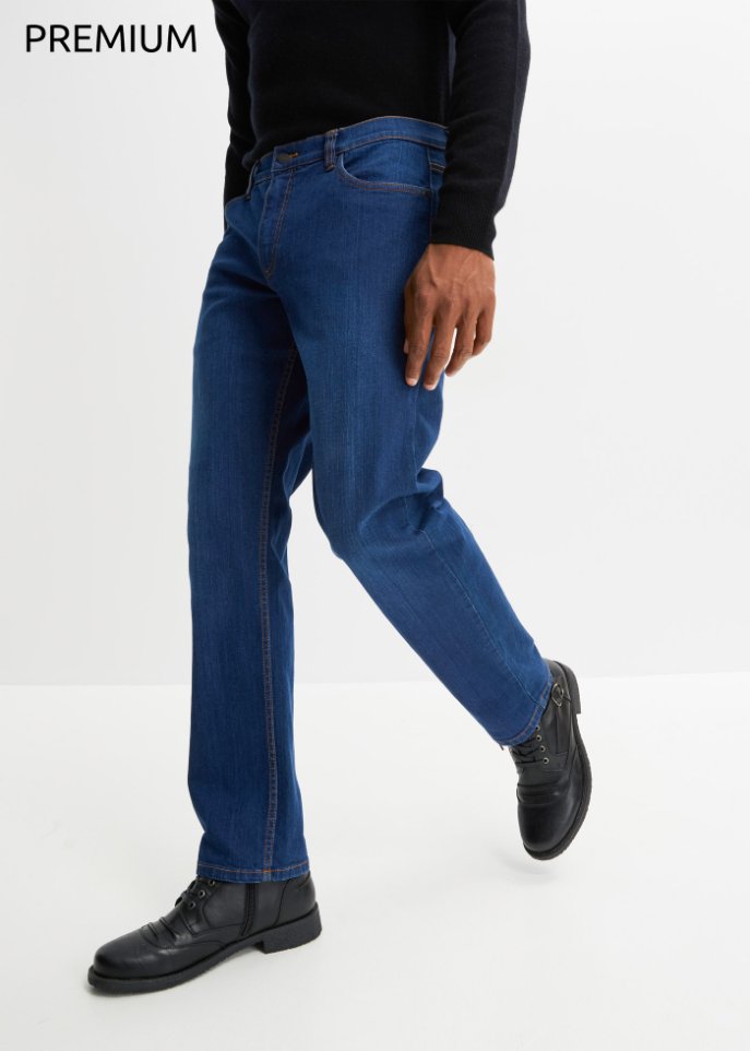 Essential Loose Fit Stretch-Jeans, Straight