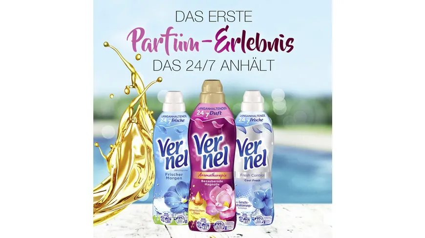Vernel Weichspüler Aromatherapie Bezaubernde Magnolie 37 WL 814 ml