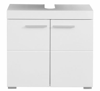 INOSIGN Waschbeckenunterschrank Avena Höhe 56 cm, Badezimmerschrank mit 2 Türen und Aussparung