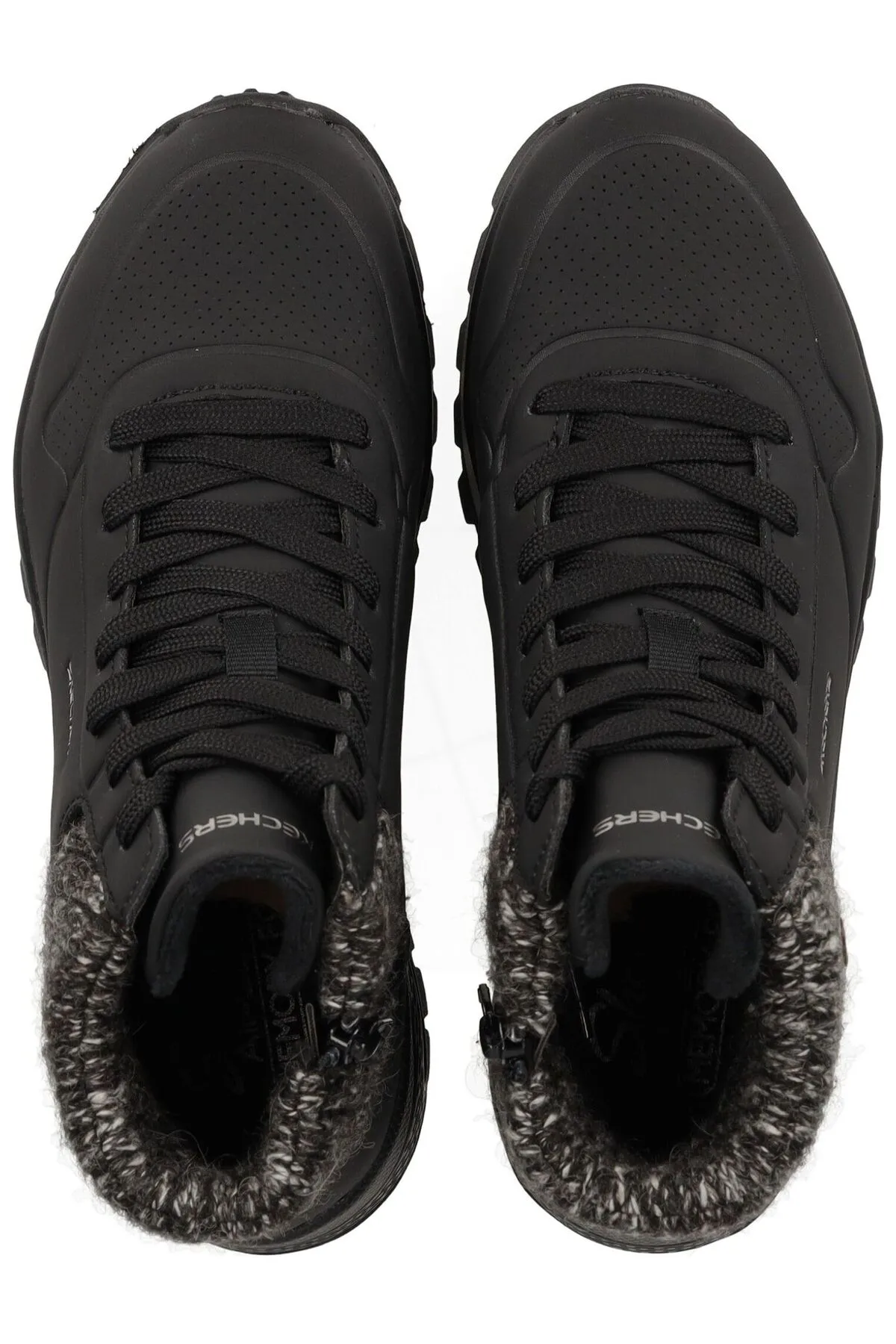 SKECHERS  Stiefelette - Schwarz - Flacher Absatz