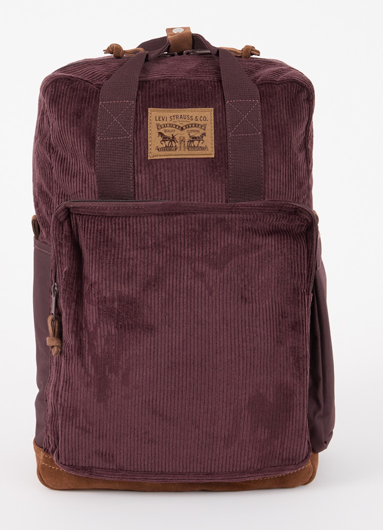 Levi's Corduroy -reppu 15-tuumaisella läppäritaskulla