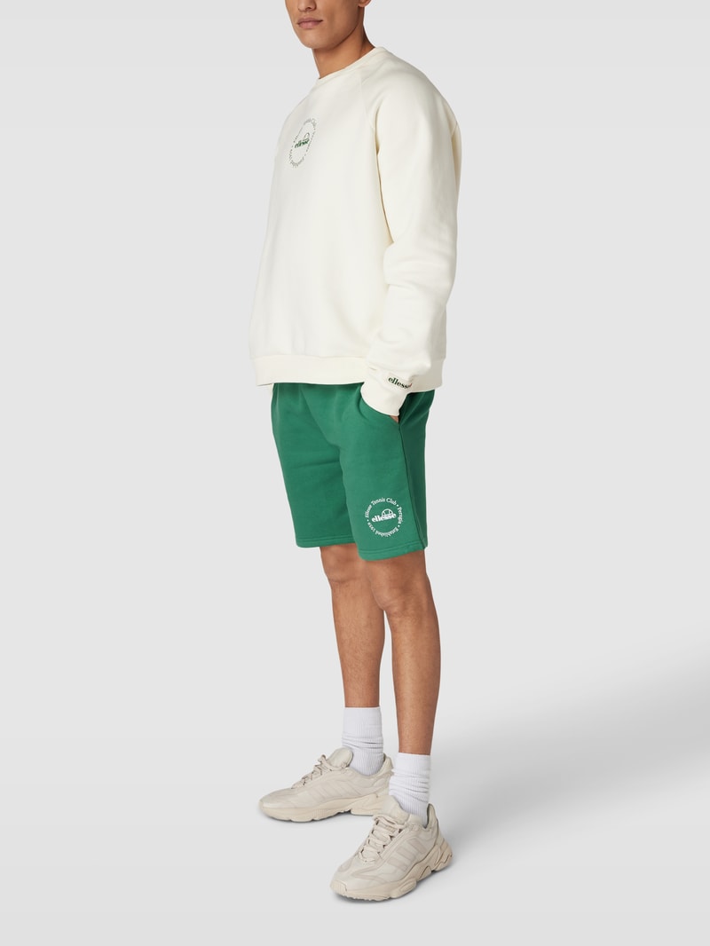 Shorts mit Label-Details Modell 'Fontansa' in grün