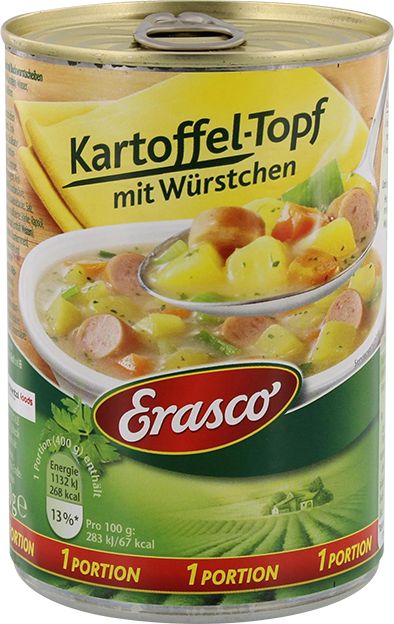Erasco Kartoffel-Topf mit Würstchen