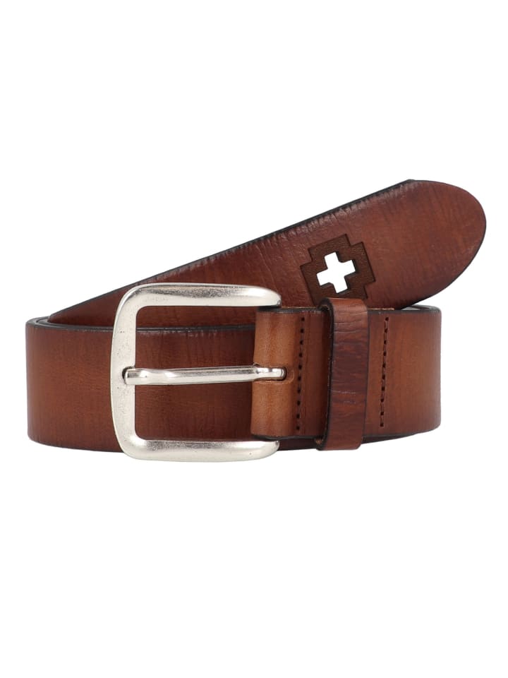 Strellson Gürtel Leder in brown günstig kaufen 105 cm