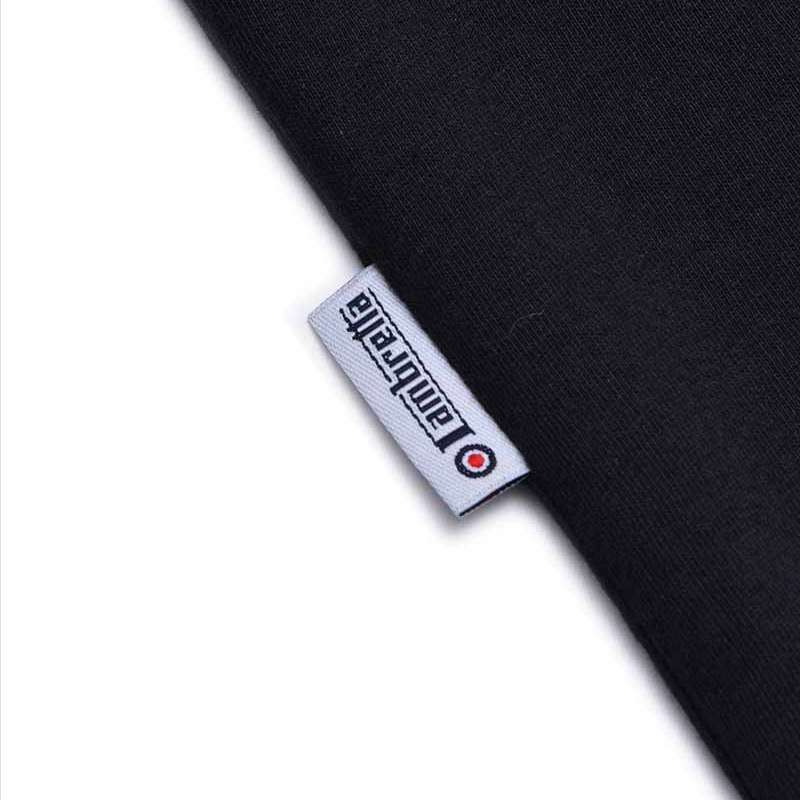 Lambretta Paisley Logo Herren T-Shirt SS1011-BLACK