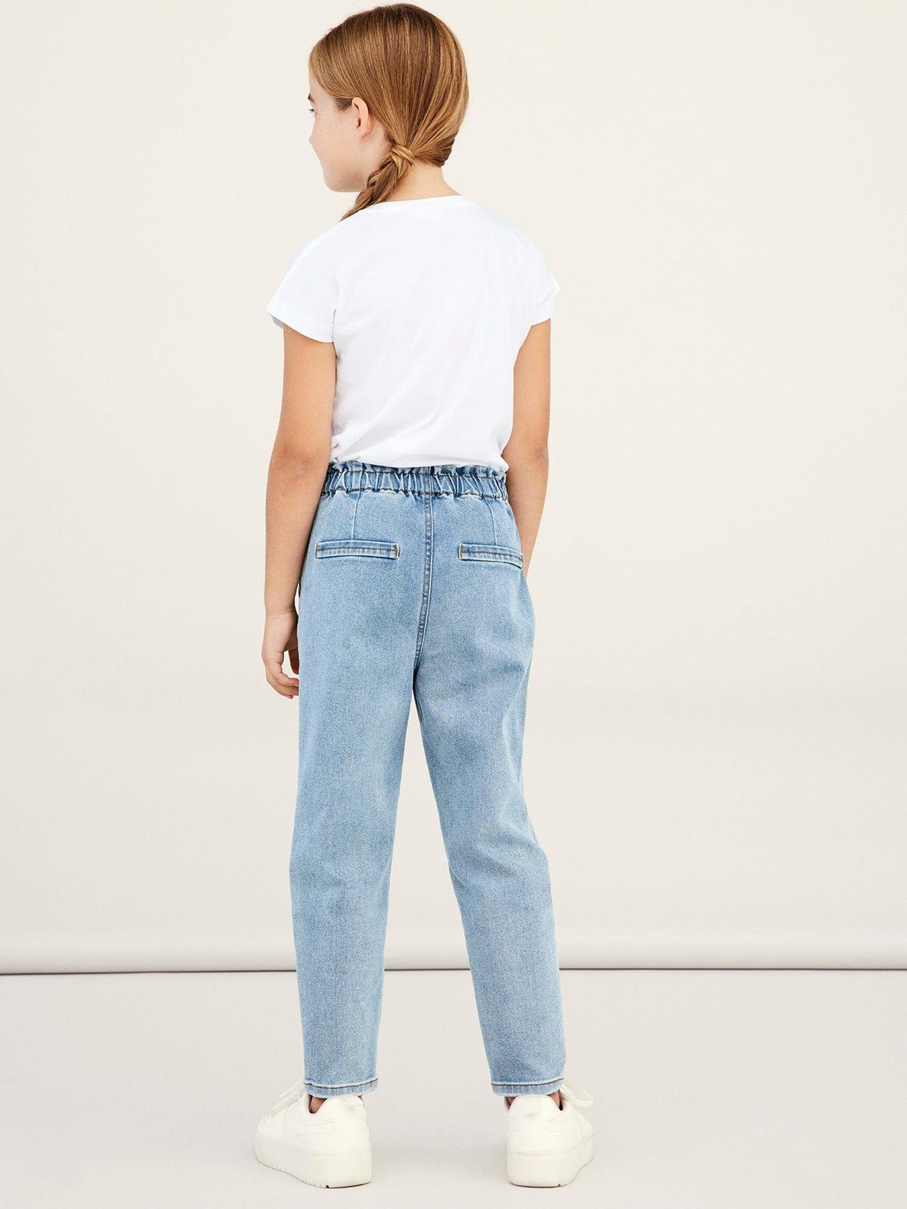 Name It Regular-fit-Jeans Stretch Jeans Gerade Bleached Denim Pants NKFBELLA (1-tlg) 6482 in Hellblau