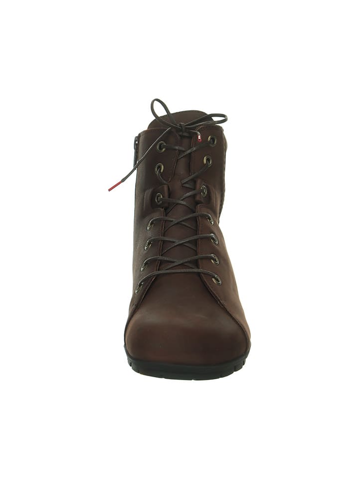 Think! Leder-Boots in Braun günstig kaufen