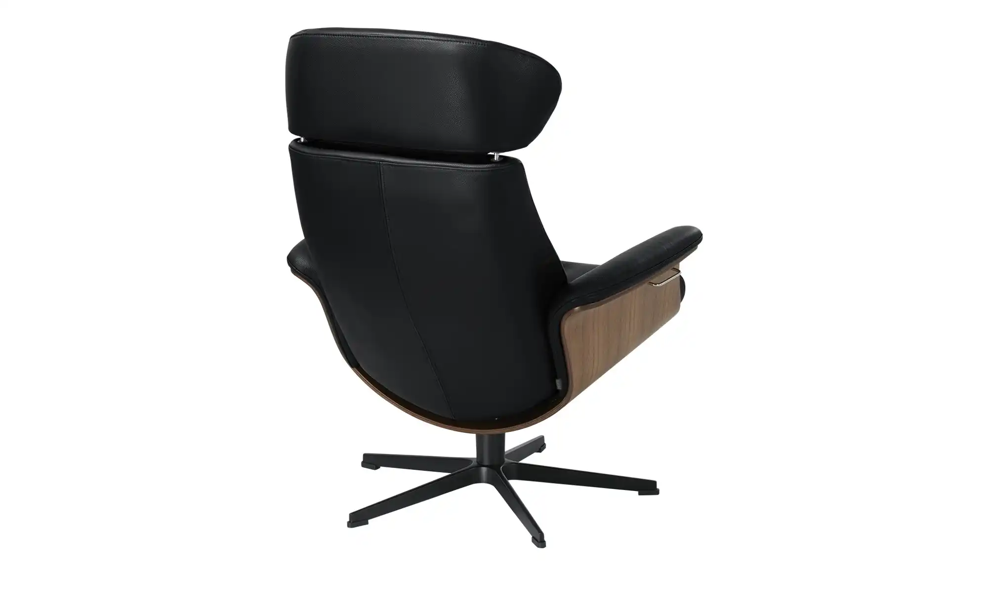 Sessel in Leder mit Knopfnaht