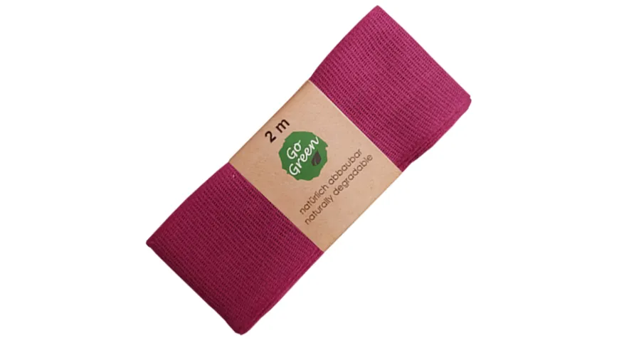 TRUBA GoGreen Baumwollband bordeaux 2 m