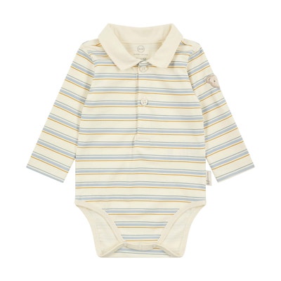 Body langarm, beige für Jungs