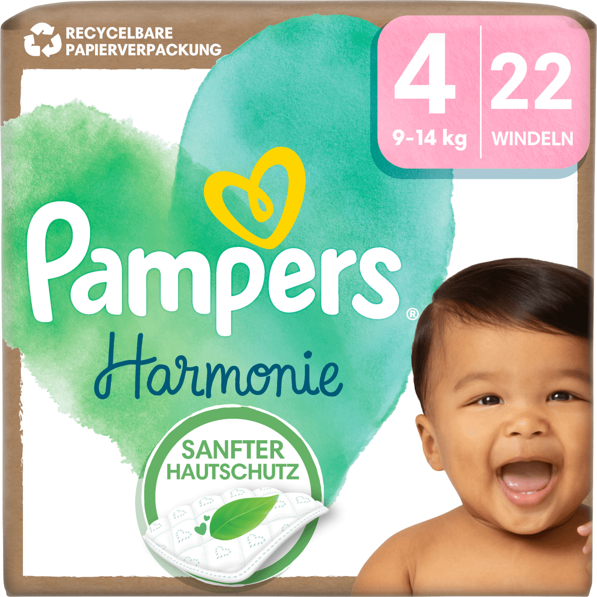 Windeln Harmonie Gr.4 Maxi (9-14 kg), 22 St