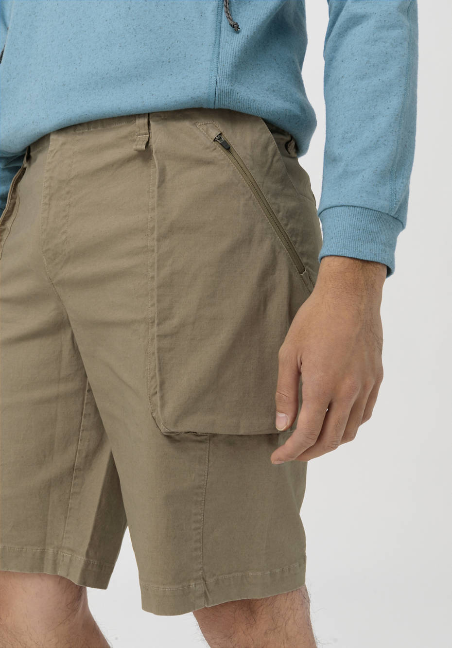Trekking-Shorts aus Bio-Baumwolle mit Hanf