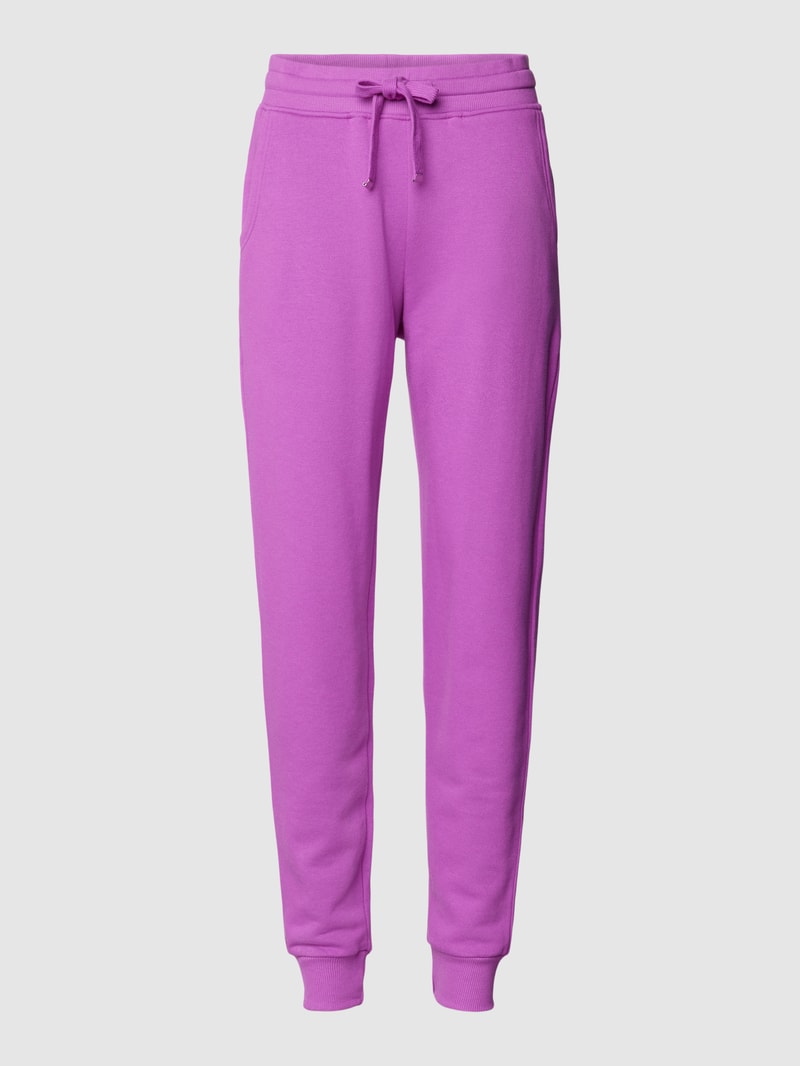 Sweatpants mit Eingrifftaschen in lila