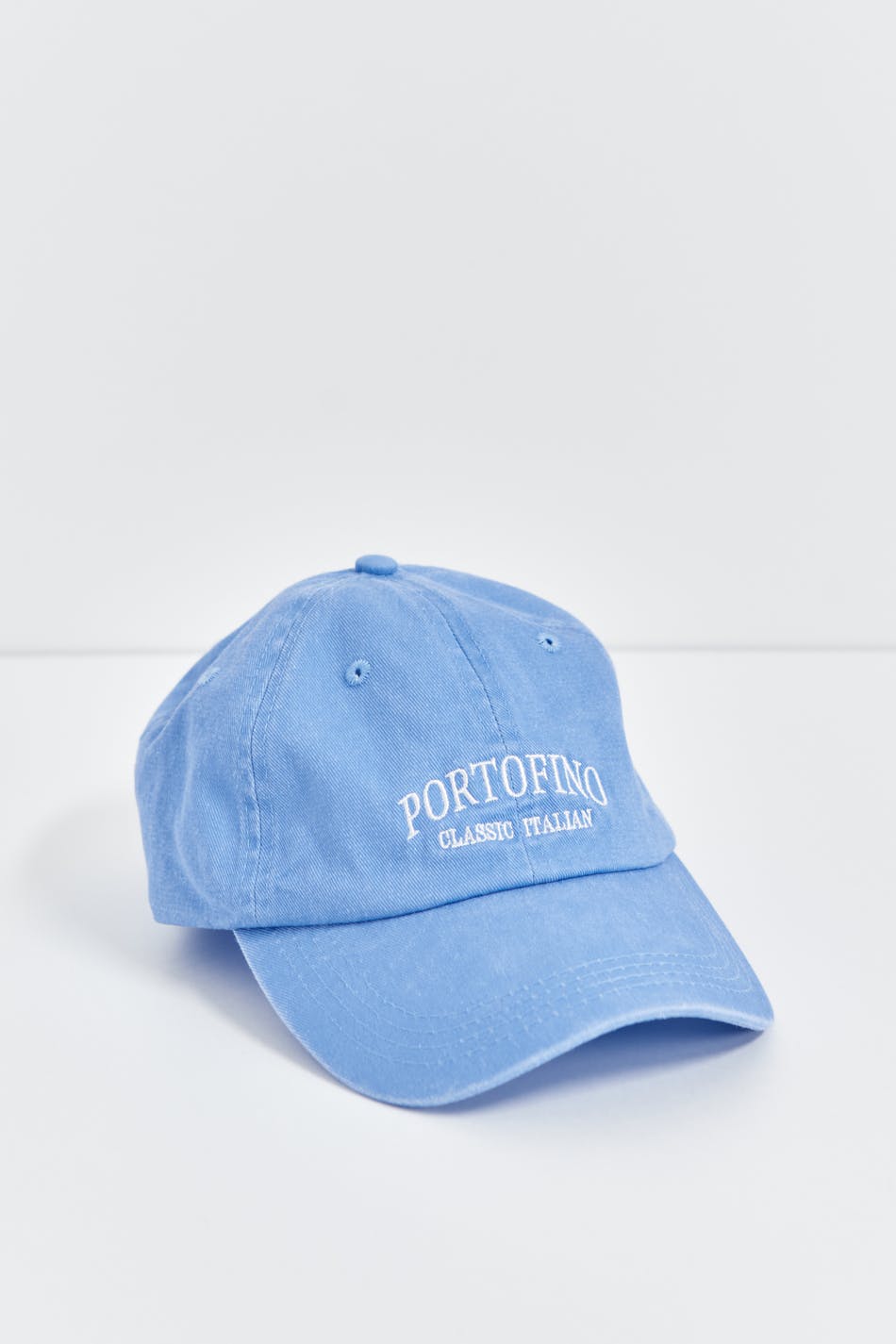 Washed cotton cap