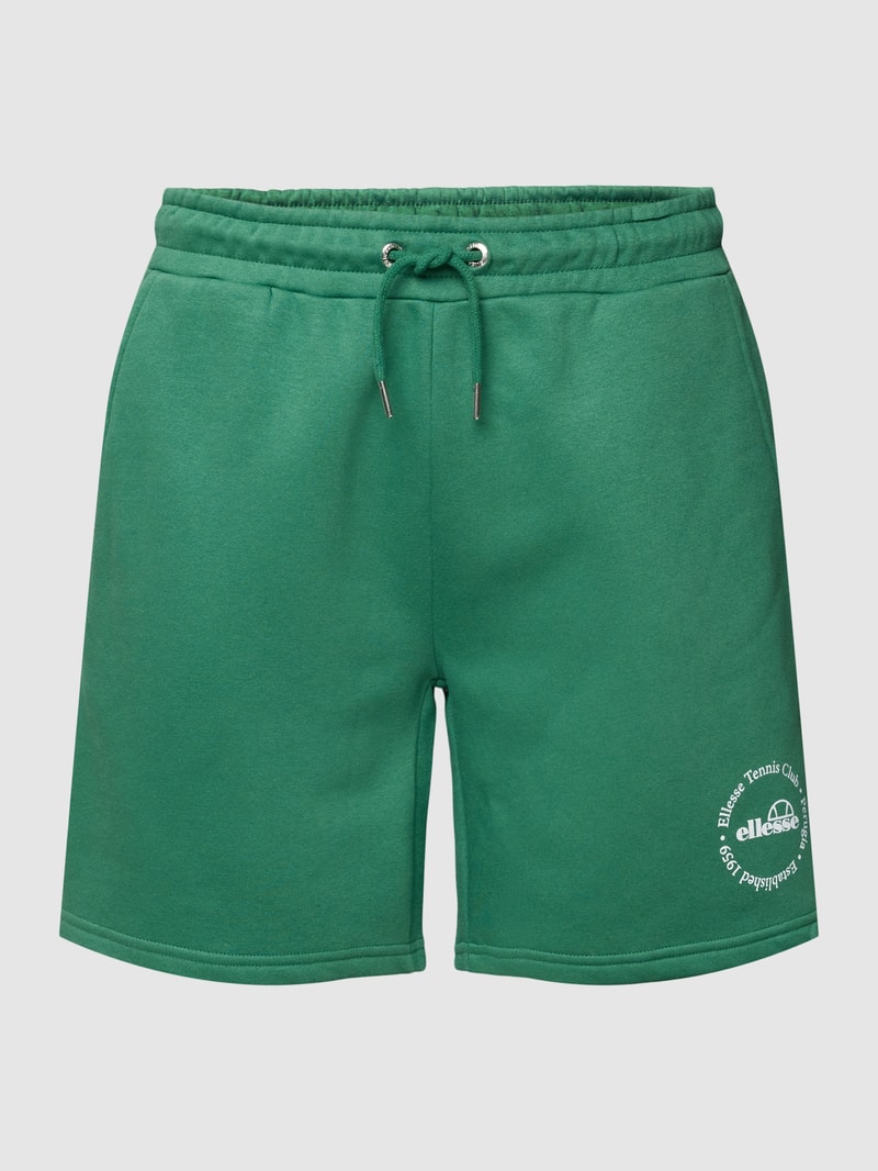 Shorts mit Label-Details Modell 'Fontansa' in grün