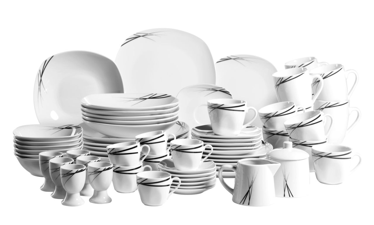 Mäser Serie Linea Nera, Kombiservice 62 teilig für 6 Personen
