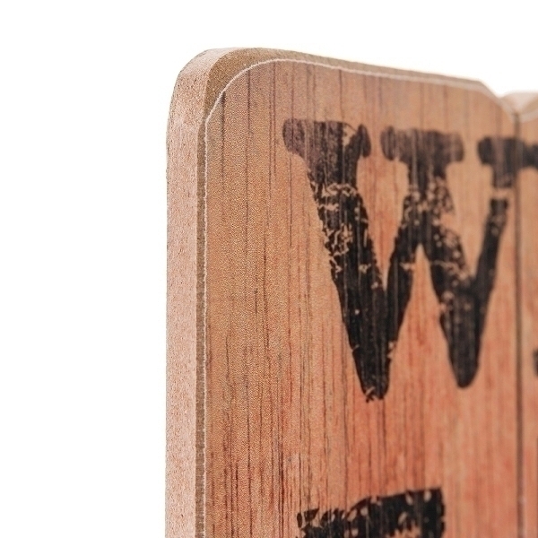 MyFlair Holzschild - Quadratisch