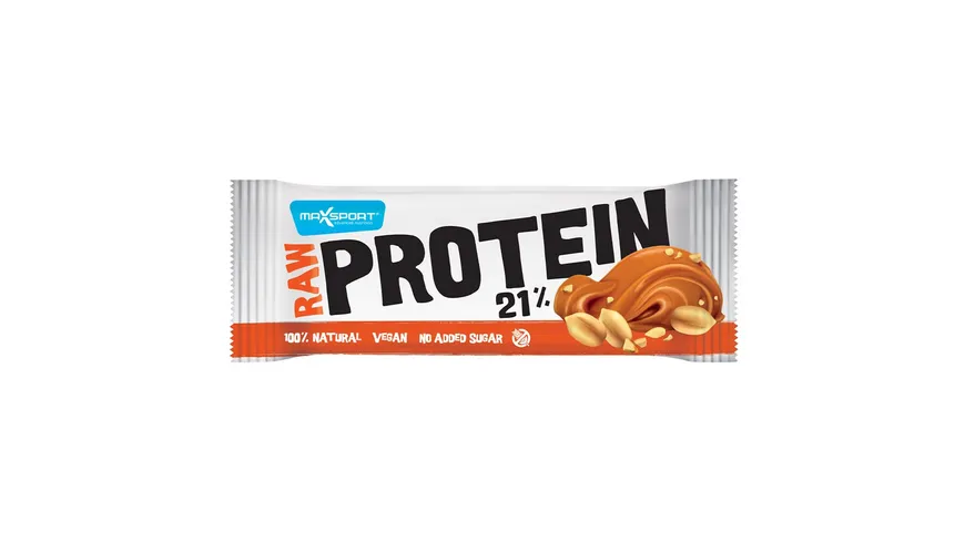 Maxsport RAW PALEO Proteinriegel Erdnuss volcano 50 g