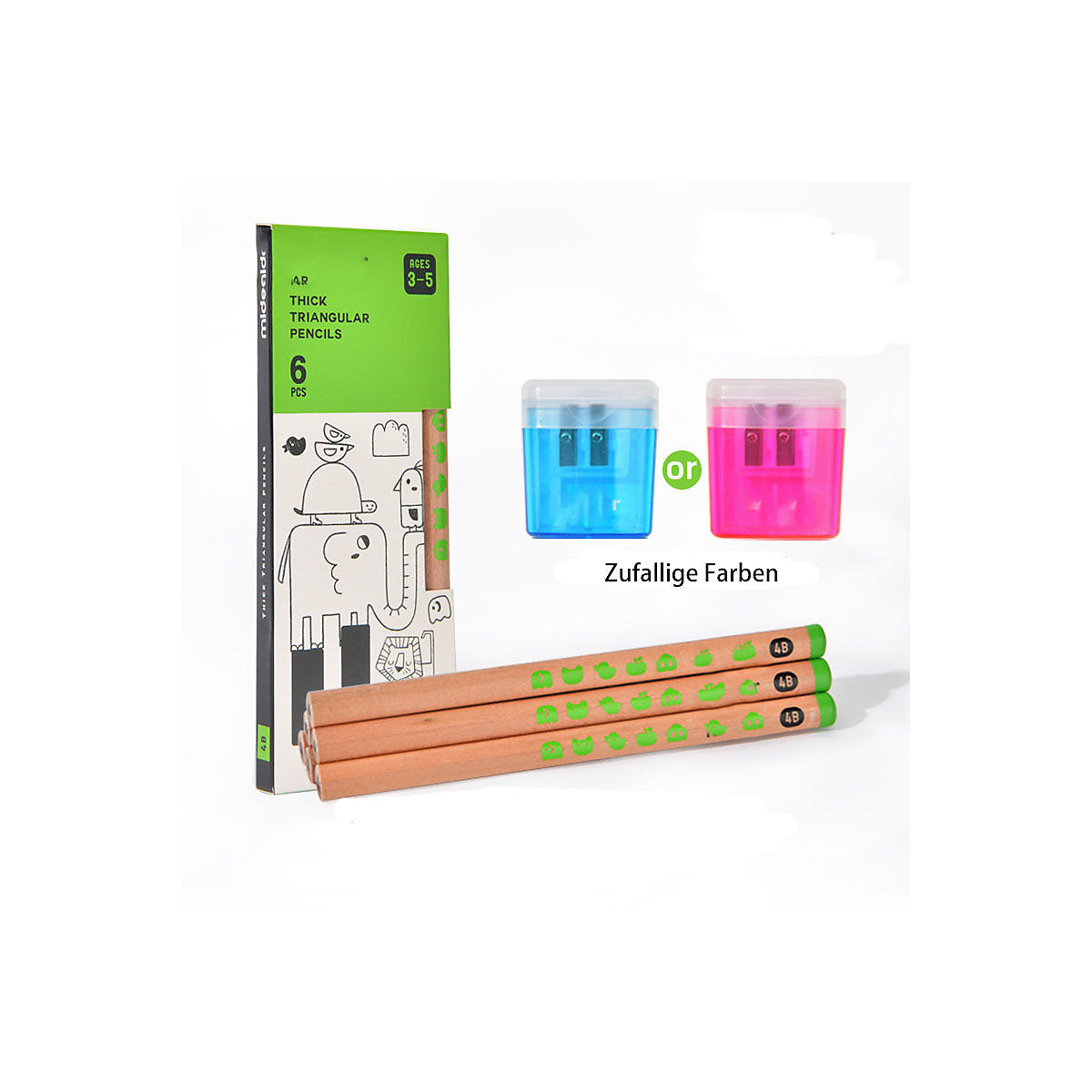 Kinderbleistifte Kinder dicken dreieckigen Bleistift Graphitstift Skizze Stift