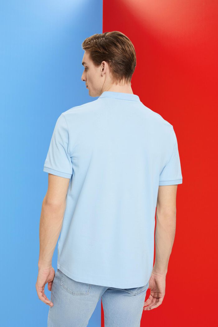 Slim-Fit-Poloshirt aus Baumwoll-Piqué
