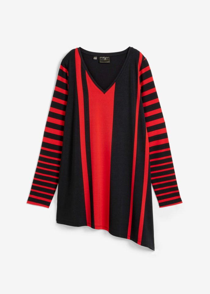 Zipfelshirt mit Streifen