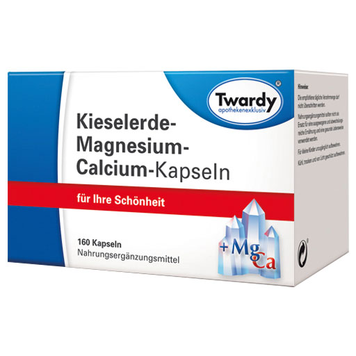 KIESELERDE MAGNESIUM Calcium Kapseln  160 St  Kapseln