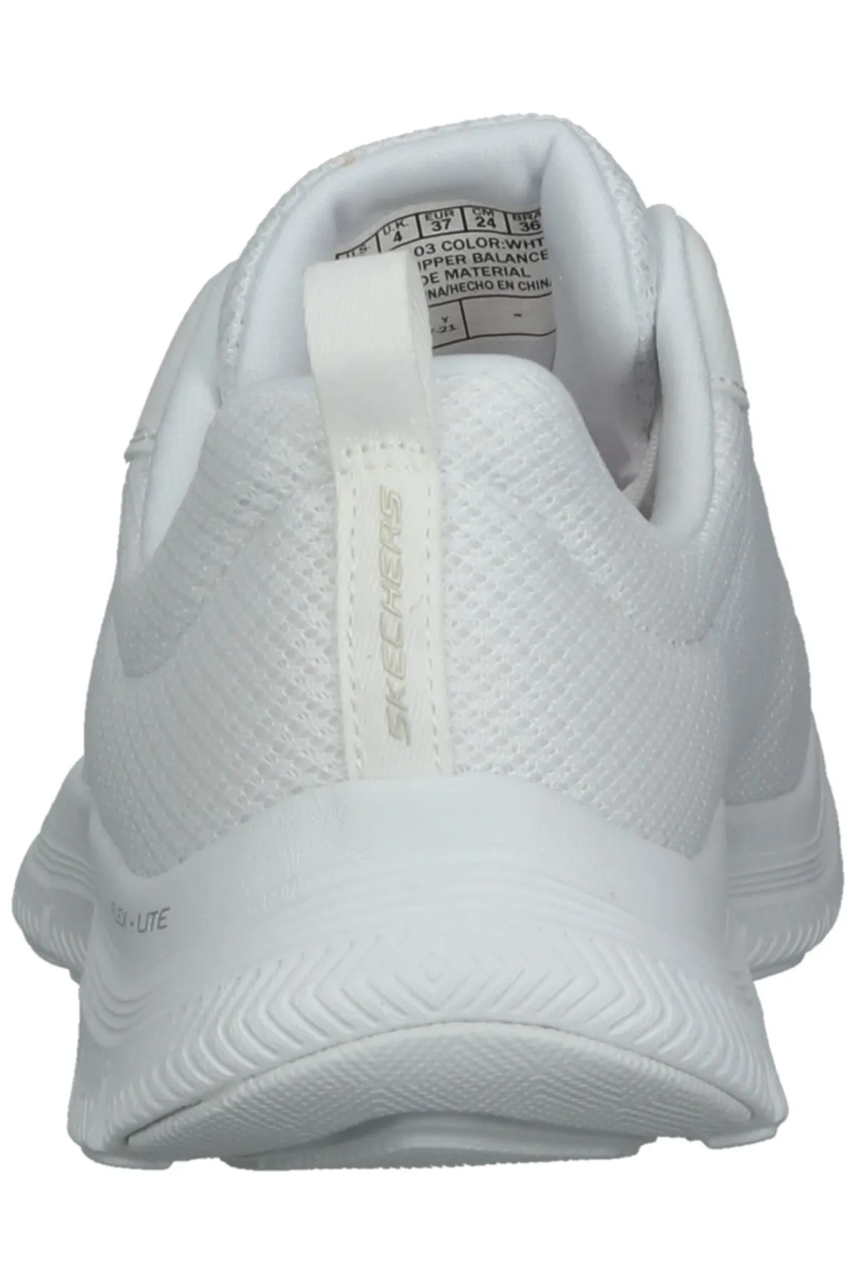 SKECHERS  Sneaker - Weiß - Flacher Absatz